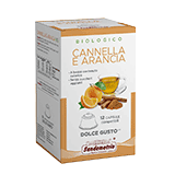 Sandemetrio Cannella e Arancia (Infuso alla frutta biologico - astuccio da 12 capsule compatibili Nescafè Dolce Gusto)