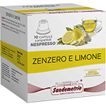 Sandemetrio Zenzero e Limone (Infuso alla frutta - astuccio da 10 capsule compatibili Nespresso)